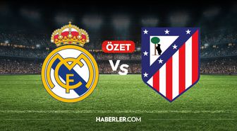 Real Madrid Atletico Madrid maç özeti ve golleri! (ÖZET) Real Madrid Atletico Madrid kaç kaç bitti, golleri kim attı?