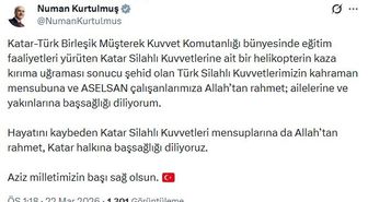 Siyasilerden helikopter kazası şehitleri için taziye mesajları