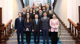 Adalet Bakanı Gürlek, gazetecilerle bayramlaştı