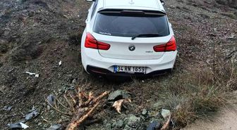 Bilecik'te kaygan yol kazaya sebep oldu : 2 yaralı