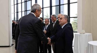 ERÜ'de bayramlaşma töreni düzenlendi