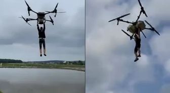 Hemşehrisine özenen çiftçi, dronla hüsran yaşadı