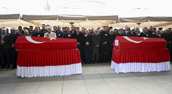 Katar'da şehit olan ASELSAN teknisyenleri son yolculuklarına uğurlandı