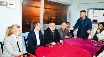 Milletvekili Ölmeztoprak gönüllere dokundu