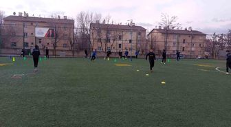 Muş'ta futbol antrenmanları sürüyor