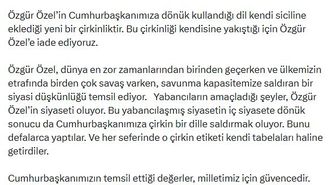 AK Parti'li Çelik: Yabancıların amaçladığı şeyler, Özgür Özel'in siyaseti oluyor