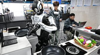 Albüm: Çin'deki Qingdao İnsansı Robot Veri Eğitim Merkezi'nde İnsansı Robotların Yetenekleri Geliştiriliyor