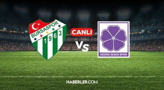 Bursaspor Gebzespor CANLI nereden izlenir? Bursaspor Gebzespor maçı hangi kanalda, nereden izlenir?