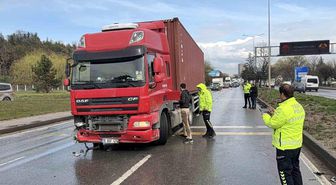 Eskişehir'de 4 aracın karıştığı zincirleme kazada 1 kişi yaralandı