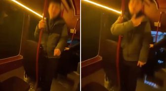 Genç kızı taciz eden şüpheliyi minibüsçüler yakaladı! Dikkat çeken U dönüşü