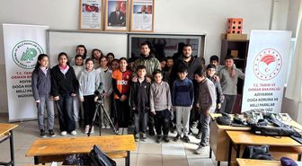 Gölbaşı'nda öğrencilere doğa koruma eğitimi verildi