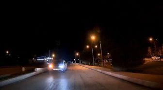Karabük'te ters yön tehlikesi kamerada
