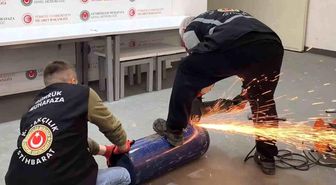 LPG tanklarından 35 kilo uyuşturucu çıktı