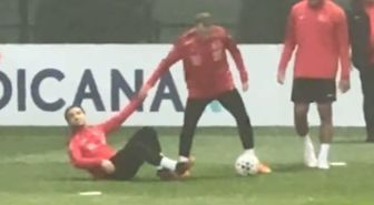 Milli Takım kampına damga vuran görüntü