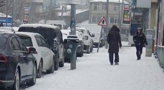 Ardahan'da kar yağışı etkili oldu