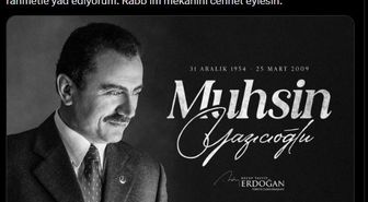 Cumhurbaşkanı Erdoğan, Muhsin Yazıcıoğlu'nu andı