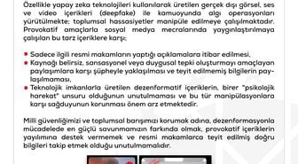 DMM: Son dönemde dezenformasyon faaliyetlerinde artış gözlemlenmekte