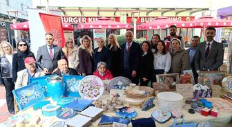 Edirne'de huzurevi sakinlerinden el emeği göz nuru sergi
