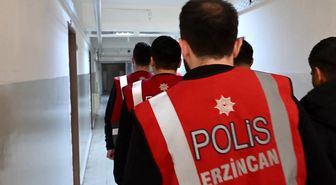 Erzincan'da aranan 7 hükümlü yakalandı