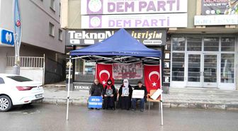 Muş'ta evlat nöbeti devam ediyor