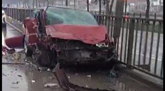 Samsun'da otomobil ile tır çarpıştı: 1 yaralı