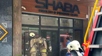 Üsküdar'da spor salonunda yangın paniği: 1 kişi dumandan etkilendi