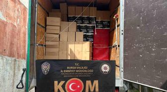 Bursa'da 6 milyon 360 bin kaçak makaron ele geçirildi