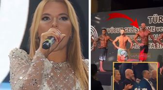 Demet Akalın'ın 'Sen bir eve gel lan' dediği eşi podyuma çıktı