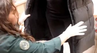 Kapıkule'de 2 yolcunun montunda 12 kilo uyuşturucu ele geçirildi
