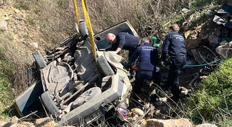 Tavşanlı'da çukura düşen otomobildeki 2 kişi öldü, 1 kişi yaralandı