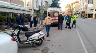 Tekirdağ'da motosiklet devrildi: 1 yaralı