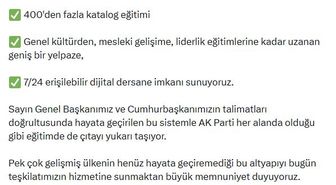 AK Parti'li Öğütken: Dijital Eğitim Yönetim Sistemi'ni hayata geçirdik