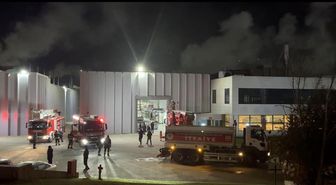 Çerkezköy OSB'de fabrika yangını kontrol altına alındı