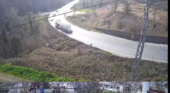 Karşı şeride geçen tanker, 2 otomobille çarpıştı; 3 yaralı