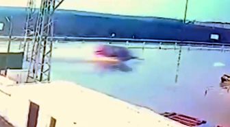 Otomobil, defalarca takla attığı kaza kamerada; 2 yaralı