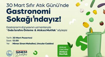 Üsküdar'da Sıfır Atık Günü'ne özel proje: 'Atıksız Üsküdar, Atıksız Mutfak'