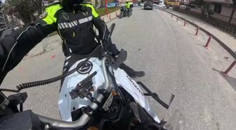 Bahçelievler'de yaralanan bebeği hastaye motosikletli zabıta yetiştirdi