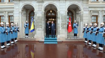 Cumhurbaşkanı Erdoğan, Bosna Hersek Devlet Başkanlığı Konseyi Başkanı Denis Beçiroviç'le görüştü