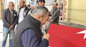 Trafik kazasında hayatını kaybeden uzman çavuş toprağa verildi