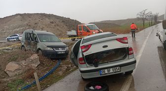 Ankara'da kaza; 1 ölü, 5 yaralı