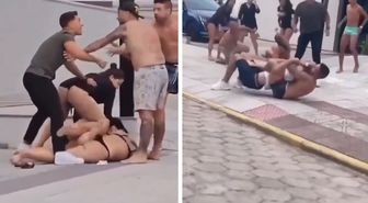 Brezilya'nın en lüks plajında eğlence değil vahşet yaşandı