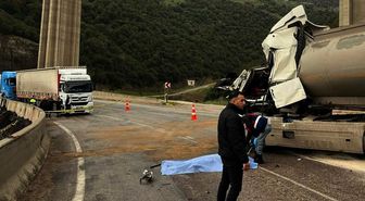 Gaziantep'te tankerler kafa kafaya çarpıştı: 1 ölü, 1 yaralı