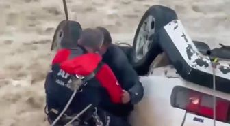 Muğla'da otomobil sel sularına kapıldı: 1 ölü, 1 yaralı