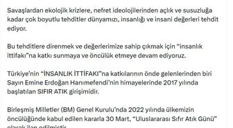 AK Parti'li Çelik: Sıfır Atık Hareketi, küresel bir eylem ve ilham kaynağıdır