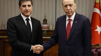 Cumhurbaşkanı Erdoğan, konutuna saldırı düzenlenen IKBY Başkanı Neçirvan Barzani ile görüştü