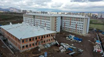 ERÜ kampüsünde yapılan yurtlar son aşamada