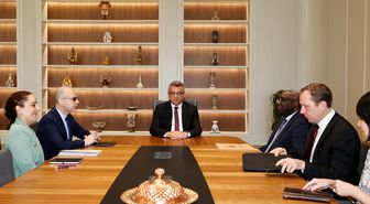 KKTC Cumhurbaşkanı Erhürman, BM Genel Sekreteri'nin Kıbrıs Özel Temsilcisi Diagne'yi kabul etti