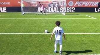 Yaşı ayrı attığı penaltı ayrı olay oldu