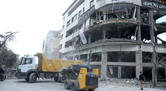 Albüm: İsrail'in Tahran'a Yönelik Saldırılarında Al Araby Tv Binası Hedef Alındı