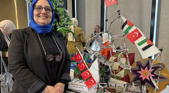Atık malzemelerle Filistin'e giden Sumud gemisini yaptı